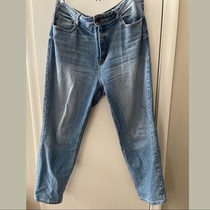 "Clarke" High Waisted Cropped Jeans CJLA EUC
